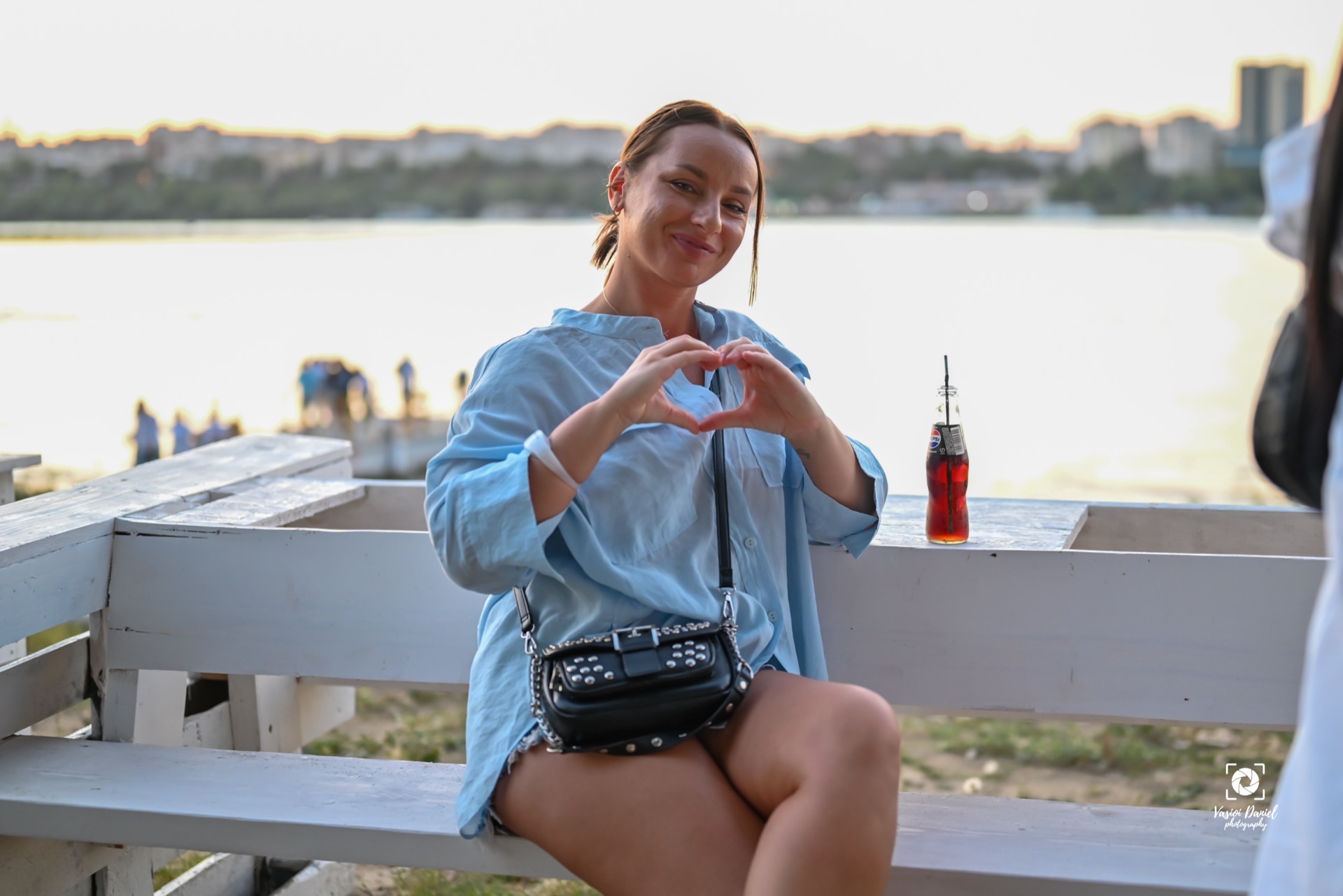 Heart installation by the Danube