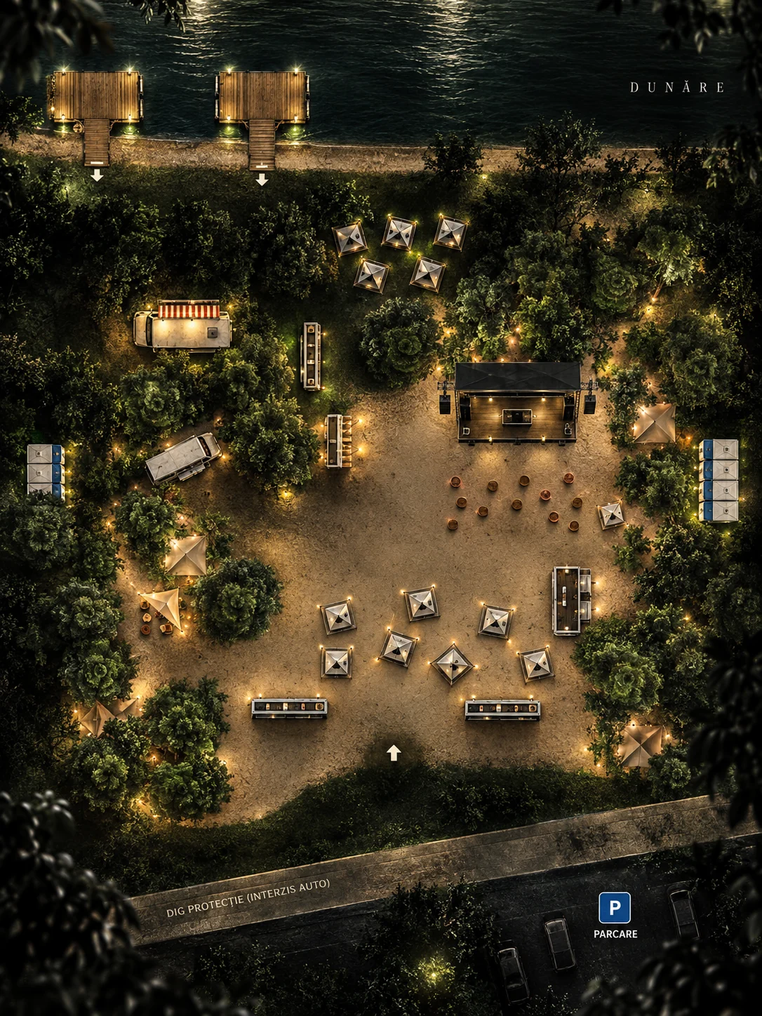 Harta interactivă Forest Party