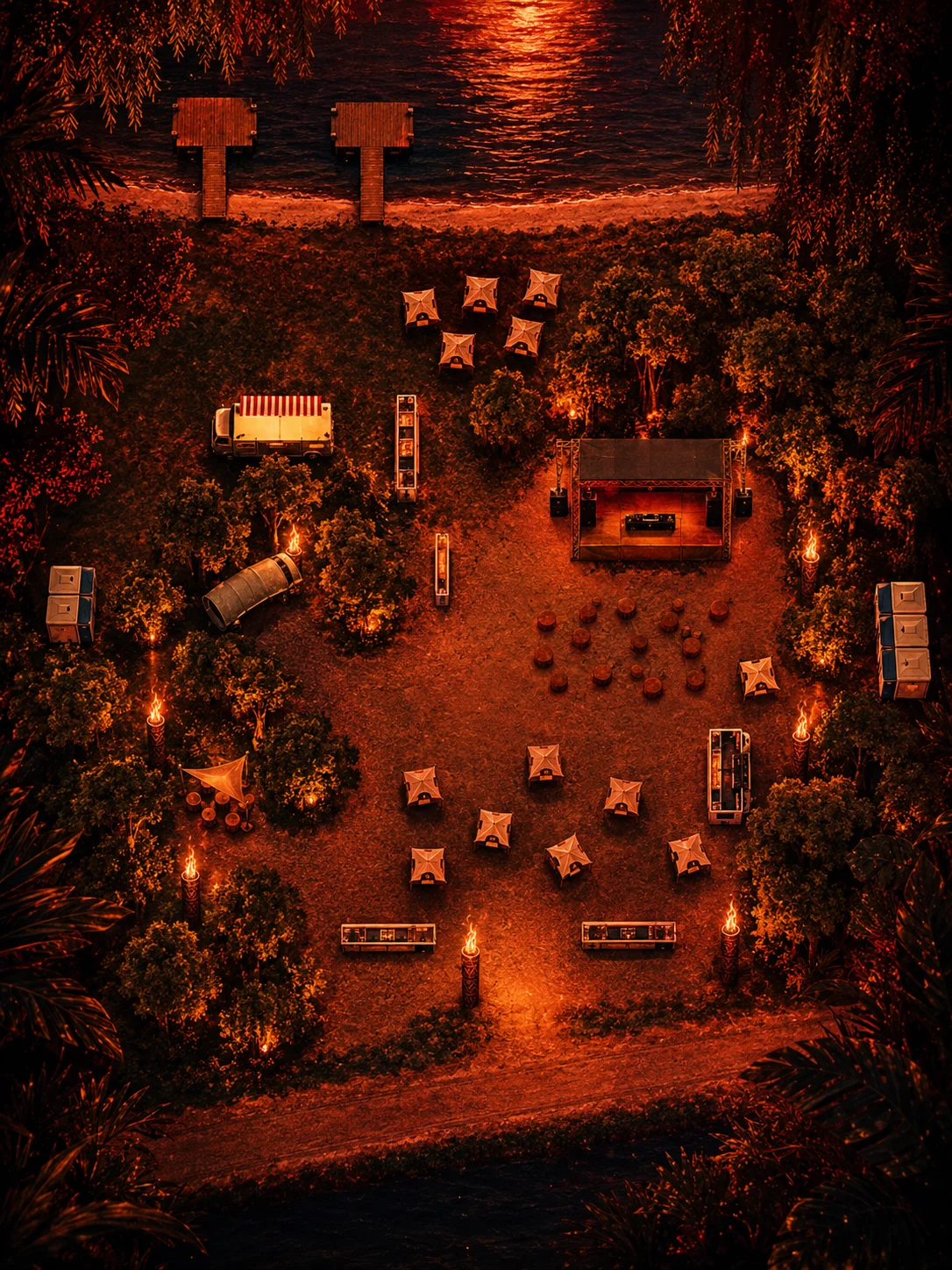 Interactive Forest Party map